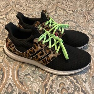 Mint Adidas UltraBoost DNA Animal Pack Leopard FZ2731 Sneakers Mens Sz 11.5